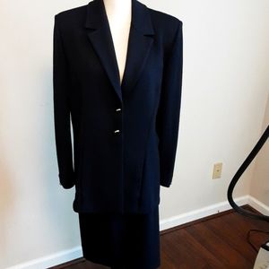 ST. JOHN Basic Jacket, Skirt Marie Gray 2 piece